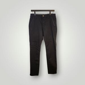 Benjamin Black Black Slim Fit Pants Size 30x32